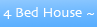 4 bed house